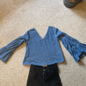 Flowy Jean Top